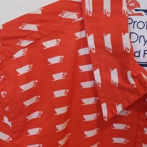 Gap Fitted Boyfriend Teacup Coffee Cup Print